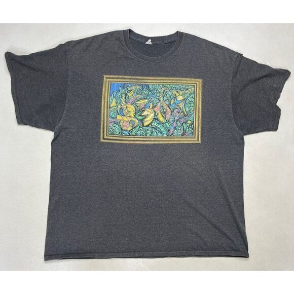 Calle Ocho Miami Music Festival 2017 Graphic T-shirt Men XXL Gray Art - Picture 1 of 10